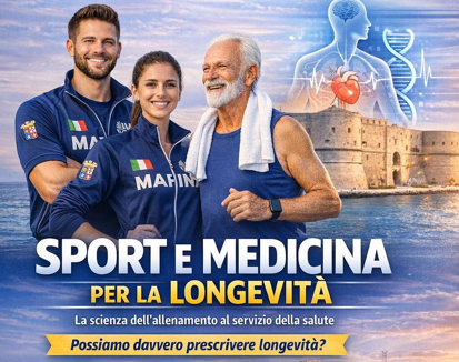 Navigando verso la longevità tra sport, alimentazione e medicina …  in attesa dei Giochi del Mediterraneo